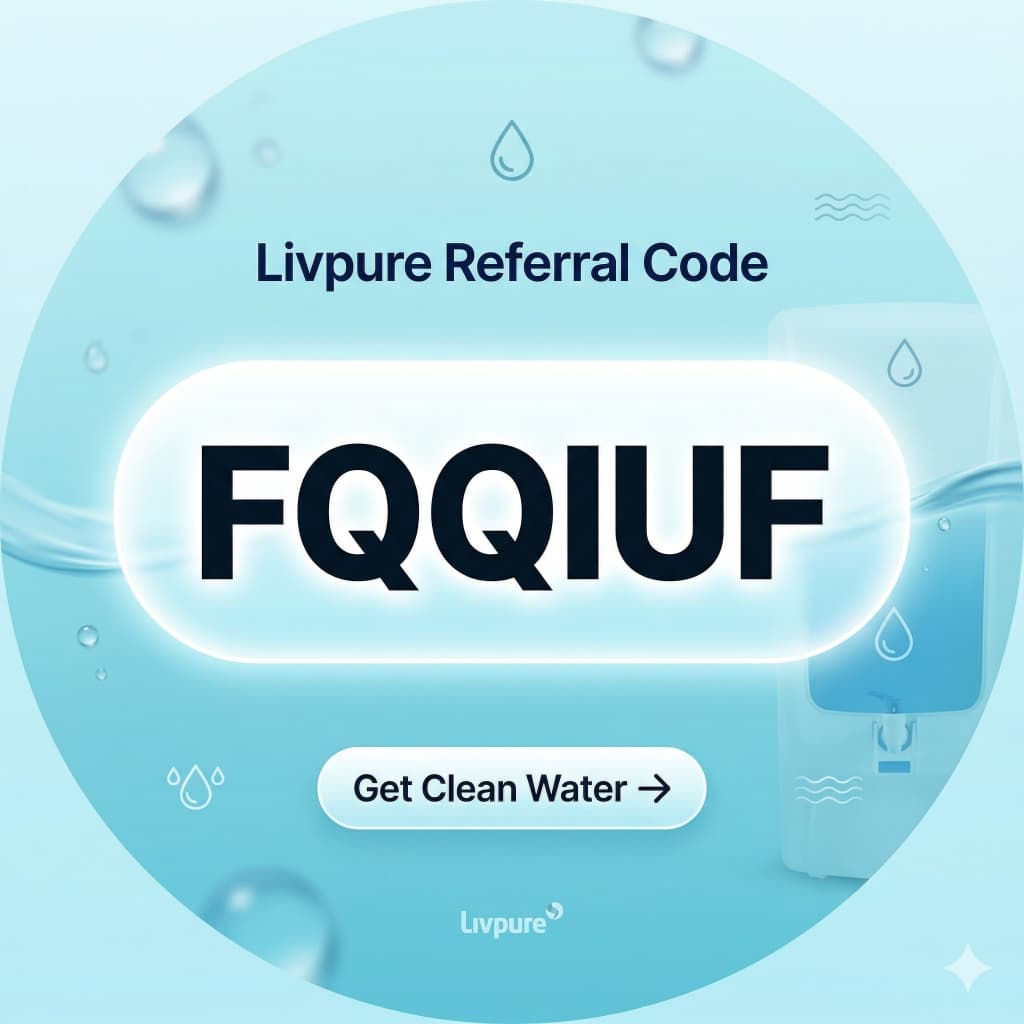 Livpure Smart Referral Code FQQIUF